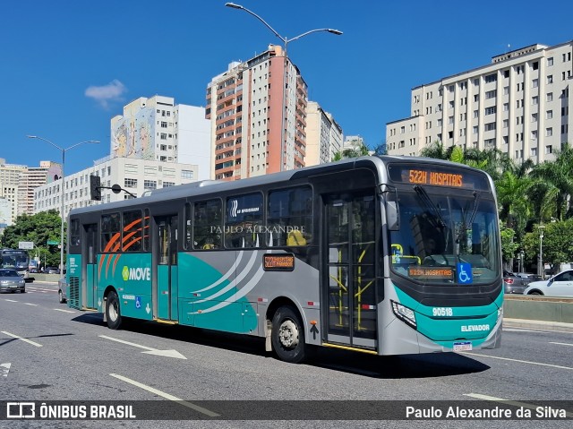 Companhia Coordenadas de Transportes 90518 na cidade de Belo Horizonte, Minas Gerais, Brasil, por Paulo Alexandre da Silva. ID da foto: 12064582.