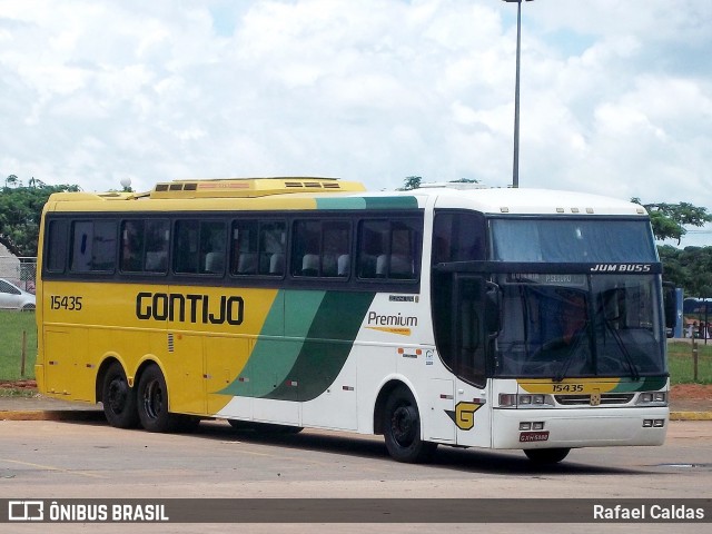 Empresa Gontijo de Transportes 15435 na cidade de Goiânia, Goiás, Brasil, por Rafael Caldas. ID da foto: 12064122.