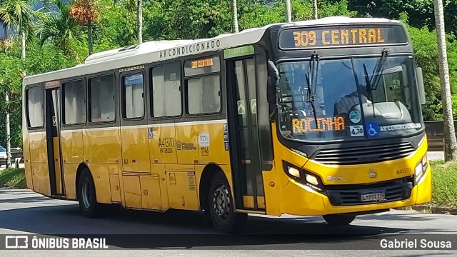 Real Auto Ônibus A41370 na cidade de Rio de Janeiro, Rio de Janeiro, Brasil, por Gabriel Sousa. ID da foto: 12064478.
