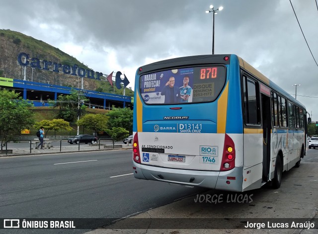 Transportes Barra D13141 na cidade de Rio de Janeiro, Rio de Janeiro, Brasil, por Jorge Lucas Araújo. ID da foto: 12063839.