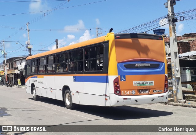 Cidade Alta Transportes 1.342 na cidade de Olinda, Pernambuco, Brasil, por Carlos Henrique. ID da foto: 12063747.