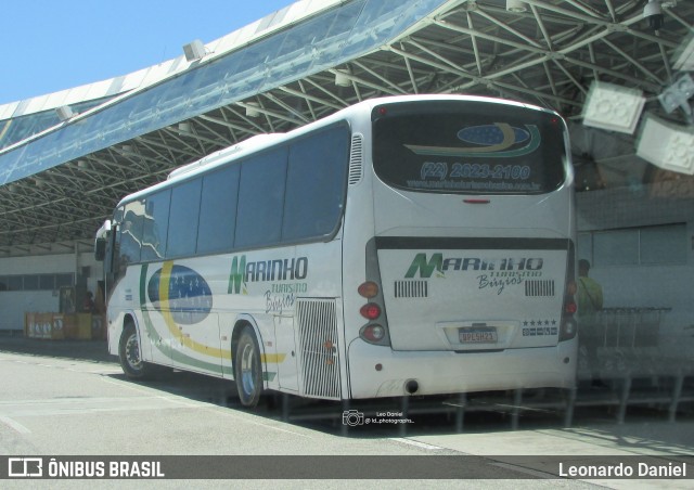 Marinho Transporte e Turismo 0000 na cidade de Rio de Janeiro, Rio de Janeiro, Brasil, por Leonardo Daniel. ID da foto: 12064900.