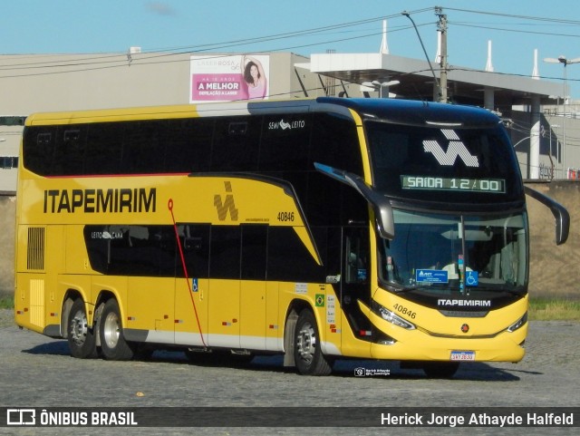 Viação Nova Itapemirim 40846 na cidade de Juiz de Fora, Minas Gerais, Brasil, por Herick Jorge Athayde Halfeld. ID da foto: 12065213.