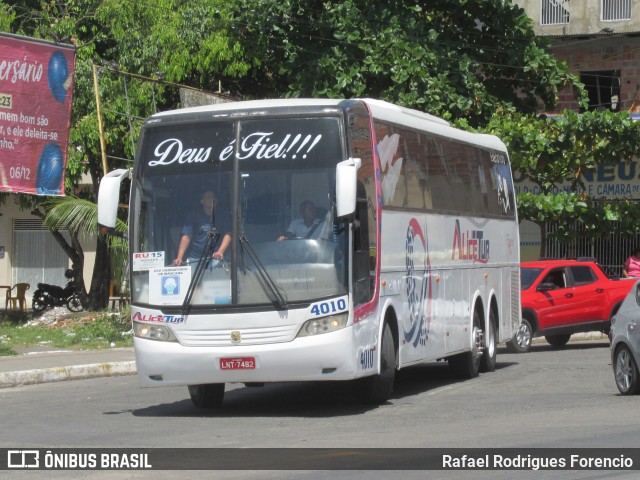 Alice Tur Transporte e Turismo 4010 na cidade de Candeias, Bahia, Brasil, por Rafael Rodrigues Forencio. ID da foto: 12063365.