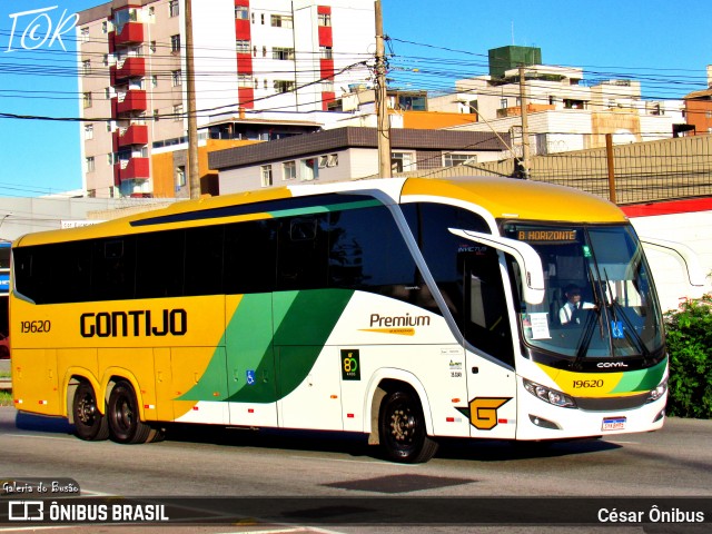 Empresa Gontijo de Transportes 19620 na cidade de Belo Horizonte, Minas Gerais, Brasil, por César Ônibus. ID da foto: 12065342.