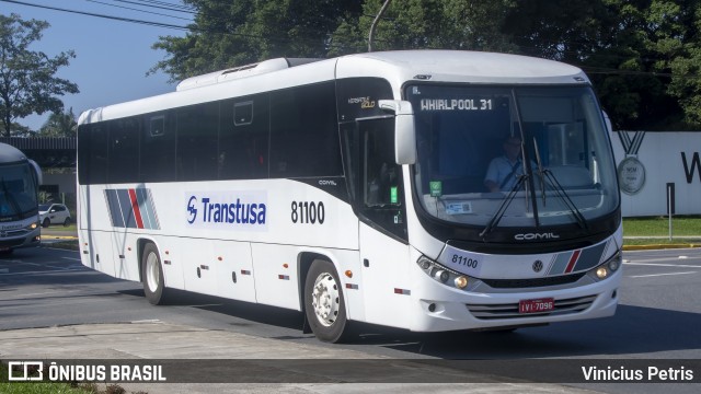 Transtusa - Transporte e Turismo Santo Antônio 81100 na cidade de Joinville, Santa Catarina, Brasil, por Vinicius Petris. ID da foto: 12065003.
