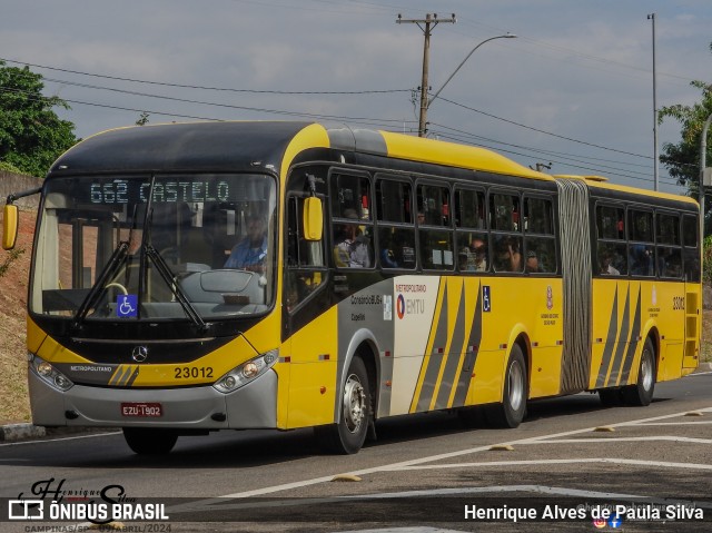 Transportes Capellini 23012 na cidade de Campinas, São Paulo, Brasil, por Henrique Alves de Paula Silva. ID da foto: 12065504.
