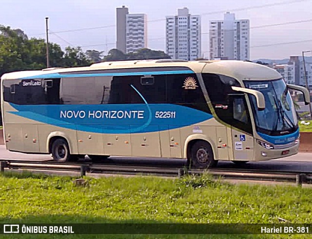 Viação Novo Horizonte 522511 na cidade de Betim, Minas Gerais, Brasil, por Hariel BR-381. ID da foto: 12063956.