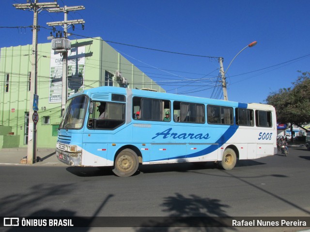Viação Araras 5008 na cidade de Vitória da Conquista, Bahia, Brasil, por Rafael Nunes Pereira. ID da foto: 12065615.