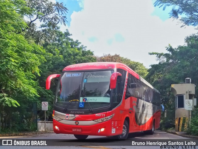 Empresa de Ônibus Pássaro Marron 5811 na cidade de São Paulo, São Paulo, Brasil, por Bruno Henrique Santos Leite. ID da foto: 12063704.