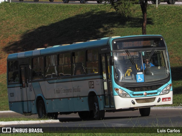 UTB - União Transporte Brasília 1220 na cidade de Brasília, Distrito Federal, Brasil, por Luis Carlos. ID da foto: 12064272.