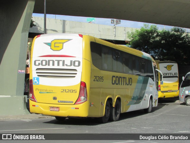 Empresa Gontijo de Transportes 21285 na cidade de Belo Horizonte, Minas Gerais, Brasil, por Douglas Célio Brandao. ID da foto: 12065254.