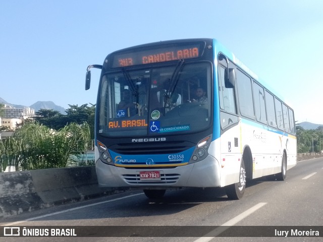 Transportes Futuro C30358 na cidade de Rio de Janeiro, Rio de Janeiro, Brasil, por Iury Moreira. ID da foto: 12064311.