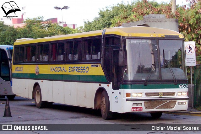 Nacional Expresso 66243 na cidade de São Paulo, São Paulo, Brasil, por Eliziar Maciel Soares. ID da foto: 12065064.