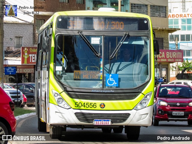 BsBus Mobilidade 504556 na cidade de Samambaia, Distrito Federal, Brasil, por Pedro Andrade. ID da foto: 12063618.