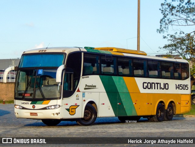 Empresa Gontijo de Transportes 14505 na cidade de Juiz de Fora, Minas Gerais, Brasil, por Herick Jorge Athayde Halfeld. ID da foto: 12065585.