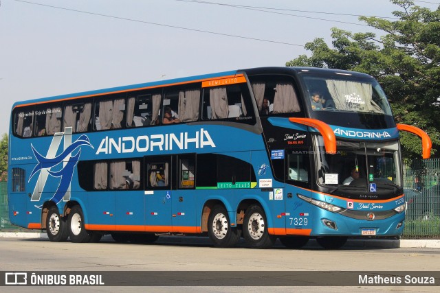 Empresa de Transportes Andorinha 7329 na cidade de São Paulo, São Paulo, Brasil, por Matheus Souza. ID da foto: 12065027.