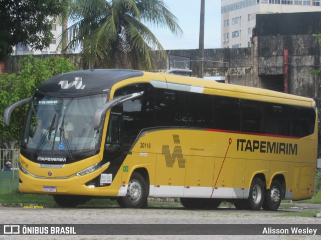 Viação Nova Itapemirim 30116 na cidade de Fortaleza, Ceará, Brasil, por Alisson Wesley. ID da foto: 12064551.