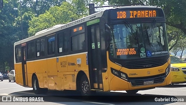 Real Auto Ônibus A41358 na cidade de Rio de Janeiro, Rio de Janeiro, Brasil, por Gabriel Sousa. ID da foto: 12064475.