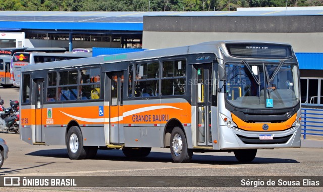 Transportes Coletivos Grande Bauru 2158 na cidade de Bauru, São Paulo, Brasil, por Sérgio de Sousa Elias. ID da foto: 12065375.