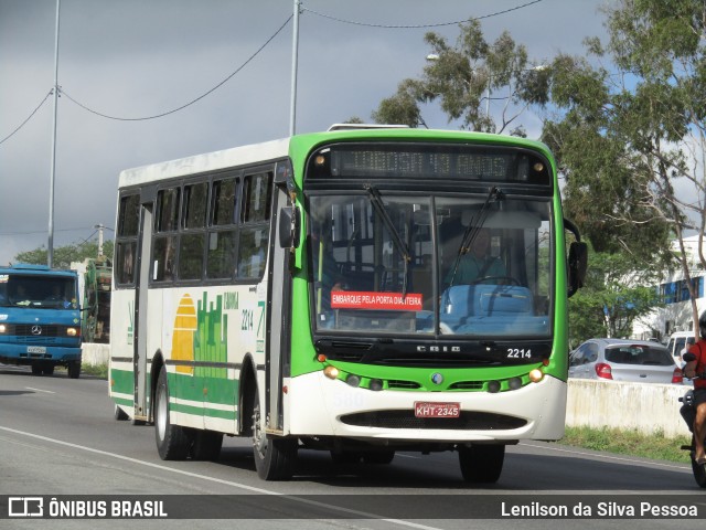 Auto Viação Tabosa 2214 na cidade de Caruaru, Pernambuco, Brasil, por Lenilson da Silva Pessoa. ID da foto: 12065755.