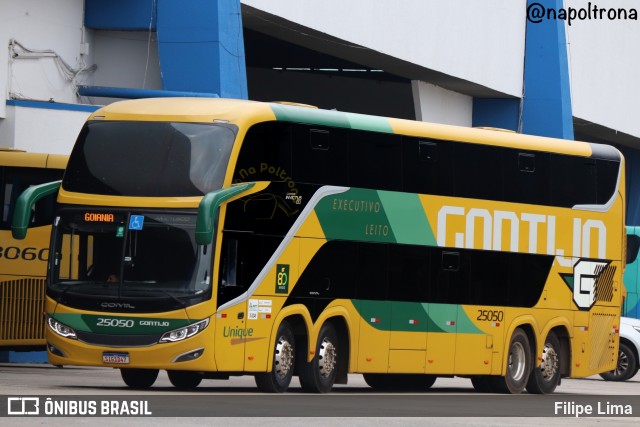 Empresa Gontijo de Transportes 25050 na cidade de Goiânia, Goiás, Brasil, por Filipe Lima. ID da foto: 12064353.