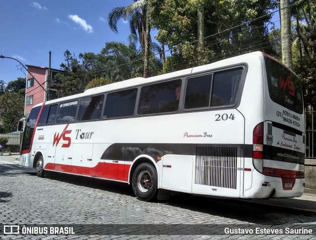 WS Tour Transporte e Turismo 204 na cidade de Petrópolis, Rio de Janeiro, Brasil, por Gustavo Esteves Saurine. ID da foto: 12065547.