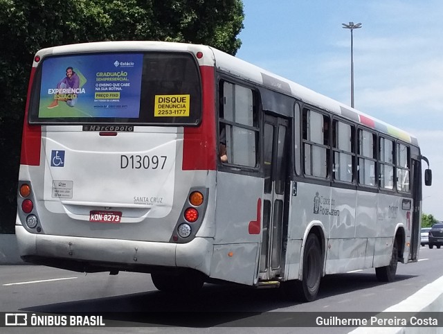 Transportes Barra D13097 na cidade de Rio de Janeiro, Rio de Janeiro, Brasil, por Guilherme Pereira Costa. ID da foto: 12085087.