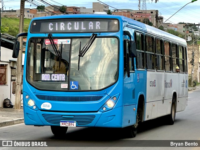Nova Transporte 22218 na cidade de Viana, Espírito Santo, Brasil, por Bryan Bento. ID da foto: 12086448.