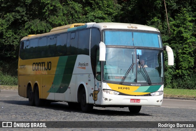 Empresa Gontijo de Transportes 14745 na cidade de Manhuaçu, Minas Gerais, Brasil, por Rodrigo Barraza. ID da foto: 12086200.