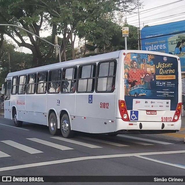 Reunidas Transportes >  Transnacional Metropolitano 51012 na cidade de João Pessoa, Paraíba, Brasil, por Simão Cirineu. ID da foto: 12085933.