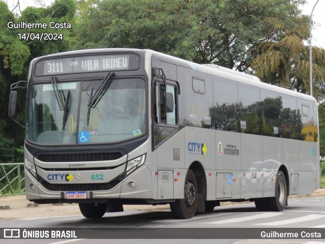 City Transporte Urbano Intermodal - Votorantim 652 na cidade de Votorantim, São Paulo, Brasil, por Guilherme Costa. ID da foto: 12086931.