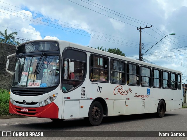 Rosas Transportes 07 na cidade de Castanhal, Pará, Brasil, por Ivam Santos. ID da foto: 12086179.