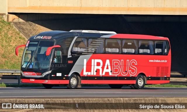 Lirabus 13031 na cidade de Sumaré, São Paulo, Brasil, por Sérgio de Sousa Elias. ID da foto: 12086611.