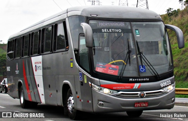 Empresa de Ônibus Pássaro Marron 90622 na cidade de Aparecida, São Paulo, Brasil, por Isaias Ralen. ID da foto: 12086597.