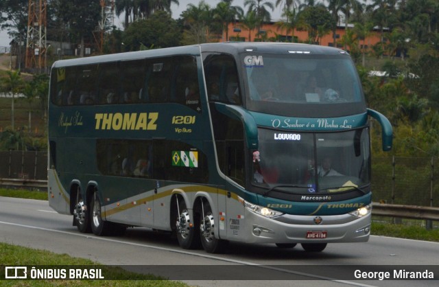 Transportes Thomaz 1201 na cidade de Santa Isabel, São Paulo, Brasil, por George Miranda. ID da foto: 12086513.