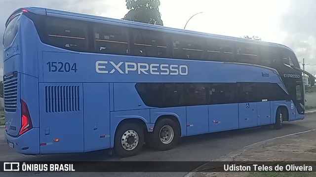 Expresso Transporte e Turismo Ltda. 15204 na cidade de Brasília, Distrito Federal, Brasil, por Udiston Teles de Oliveira. ID da foto: 12085174.