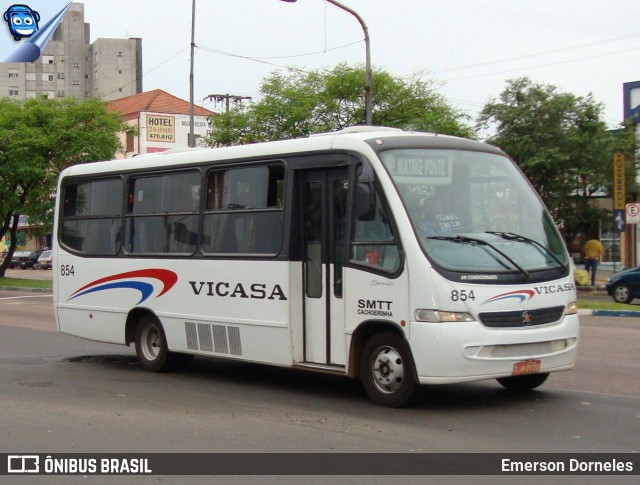 VICASA - Viação Canoense S.A. 854 na cidade de Cachoeirinha, Rio Grande do Sul, Brasil, por Emerson Dorneles. ID da foto: 12085473.