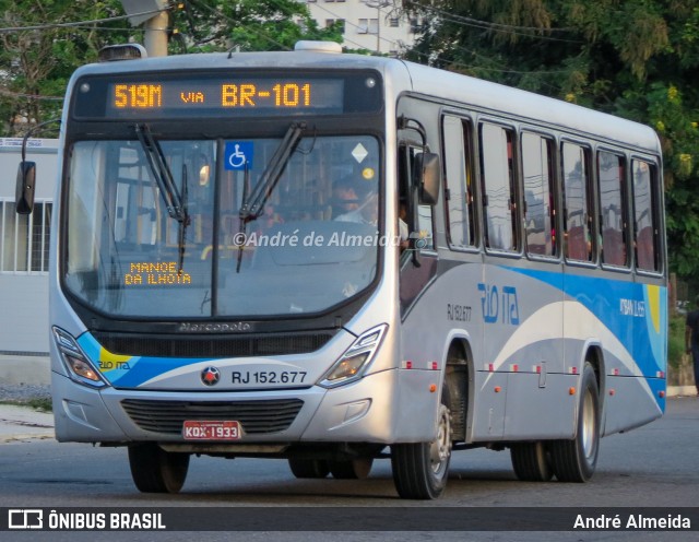 Rio Ita RJ 152.677 na cidade de Niterói, Rio de Janeiro, Brasil, por André Almeida. ID da foto: 12085148.