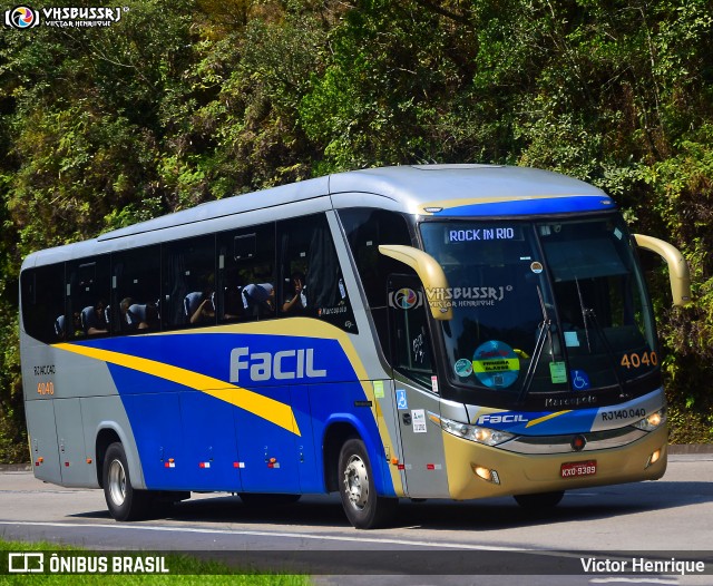Fácil Transportes e Turismo 4040 na cidade de Petrópolis, Rio de Janeiro, Brasil, por Victor Henrique. ID da foto: 12086243.