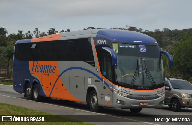 Vicampe Transportes e Turismo 1800 na cidade de Santa Isabel, São Paulo, Brasil, por George Miranda. ID da foto: 12086601.