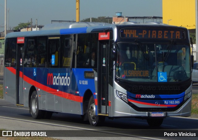 Transportes Machado RJ 162.065 na cidade de Duque de Caxias, Rio de Janeiro, Brasil, por Pedro Vinicius. ID da foto: 12085818.