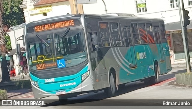 Companhia Coordenadas de Transportes 90518 na cidade de Belo Horizonte, Minas Gerais, Brasil, por Edmar Junio. ID da foto: 12086315.