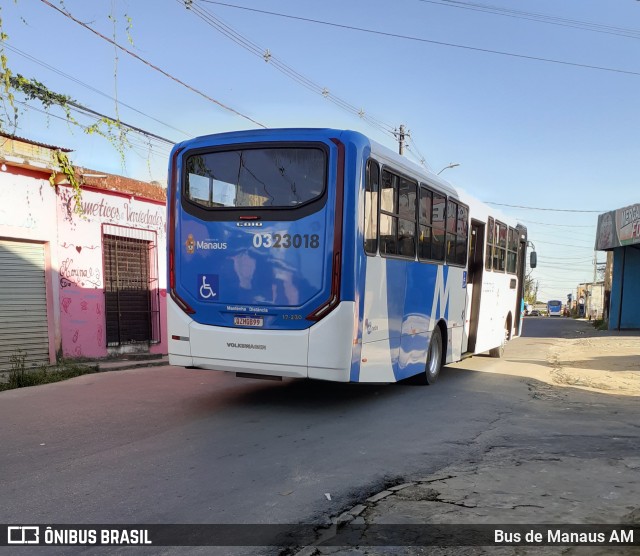 Viação São Pedro 0323018 na cidade de Manaus, Amazonas, Brasil, por Bus de Manaus AM. ID da foto: 12085625.