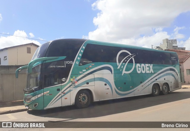 Goex - Goiás Express 1015 na cidade de Paracatu, Minas Gerais, Brasil, por Breno Cirino. ID da foto: 12085525.