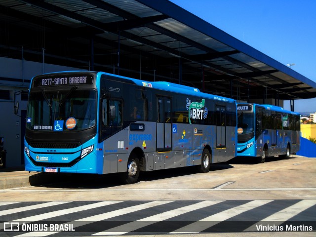 BRT Sorocaba Concessionária de Serviços Públicos SPE S/A 3067 na cidade de Sorocaba, São Paulo, Brasil, por Vinicius Martins. ID da foto: 12086681.