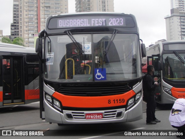 TRANSPPASS - Transporte de Passageiros 8 1159 na cidade de Barueri, São Paulo, Brasil, por Gilberto Mendes dos Santos. ID da foto: 12085027.
