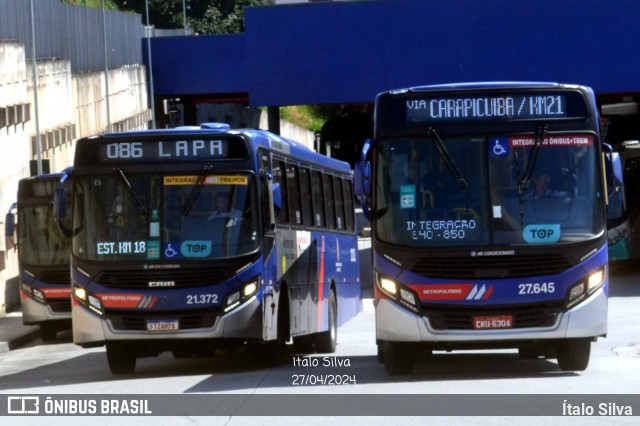 BB Transportes e Turismo 27.645 na cidade de Osasco, São Paulo, Brasil, por Ítalo Silva. ID da foto: 12085553.