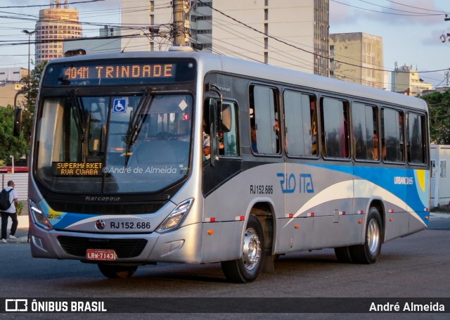 Rio Ita RJ 152.686 na cidade de Niterói, Rio de Janeiro, Brasil, por André Almeida. ID da foto: 12086014.