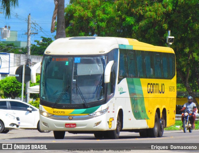 Empresa Gontijo de Transportes 16075 na cidade de Eunápolis, Bahia, Brasil, por Eriques  Damasceno. ID da foto: 12085558.